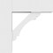 Ekena Millwork Standard Olympic Architectural Grade PVC Bracket with Block Ends, 5"W x 20"D x 20"H BKTP05X20X20OLY05 - alternate 3